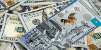 курс тенге к доллару в Казахстане