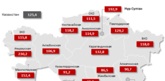 В Казахстане назвали регионы с самыми высокими доходами