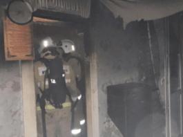 пожар в Костанае на Абая 28