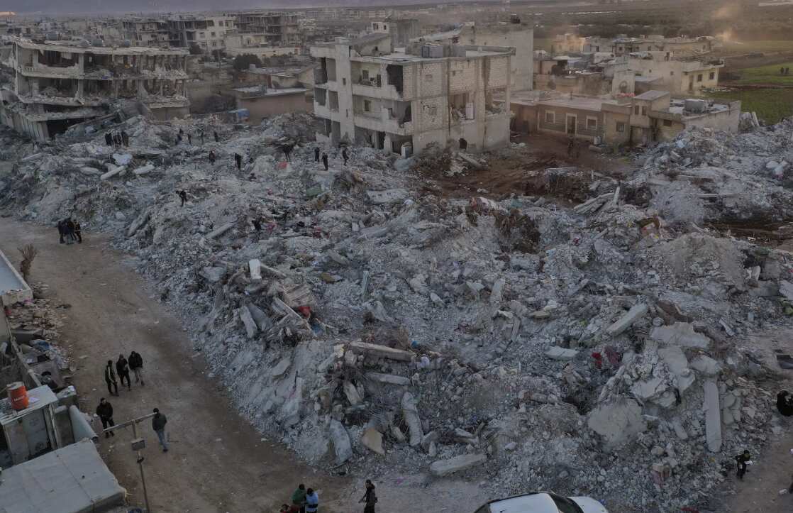 землетрясение Турция и Сирия