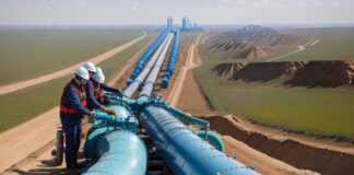 Газпром начнет поставлять газ в Узбекистан через Казахстан